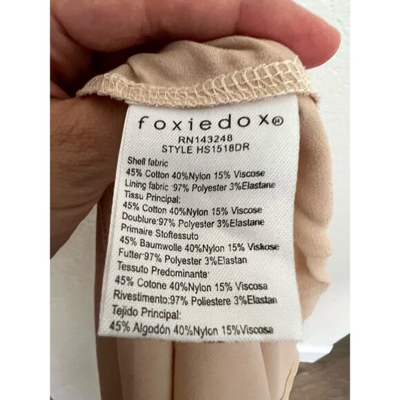 Anthropologie Foxiedox White Gold Lace Sleeveless Maxi Dress Size Small - Picture 15 of 15